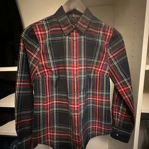 JCREW PLAID SHIRT SIZE 4P